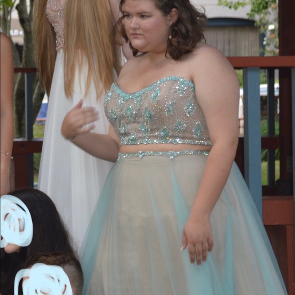 Plus Size Prom Dress - Picture 3 of 4